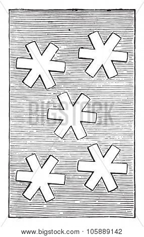 Copper strip, vintage engraved illustration. Industrial encyclopedia E.-O. Lami - 1875.