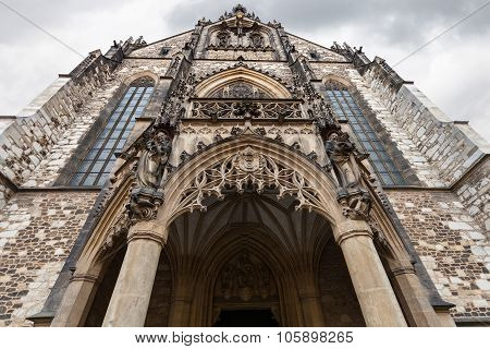 Front View Of Cathedral Of St Peter And Paul, Brno