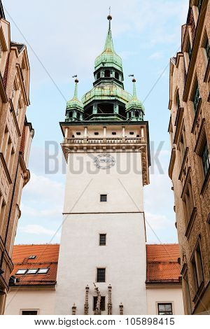 Old City Hall (stara Radnice) Tower In Brno Town