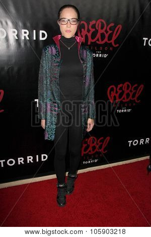 LOS ANGELES - OCT 22:  Alexis Knapp at the Rebel Wilson for Torrid Launch Party at the Milk Studios on October 22, 2015 in Los Angeles, CA