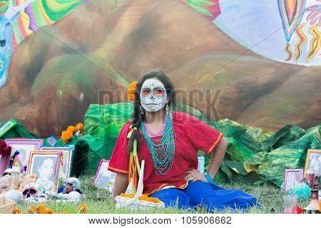 Girl With Sugar Skull
