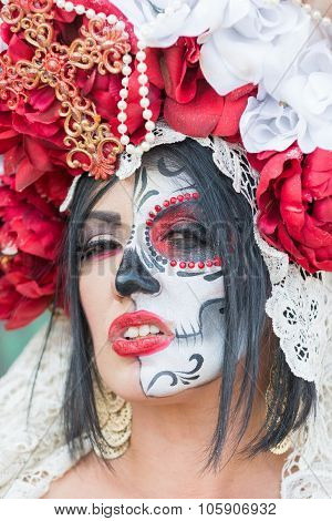 Woman With Sugar Skull