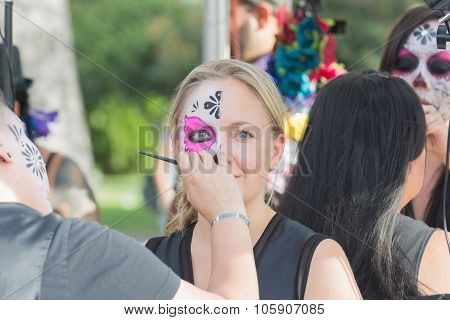 Woman With Sugar Skull