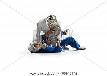 Kudo fighters are fighting Isolated