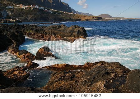 El Caleton. Natural Pools in Garachico, Tenerife