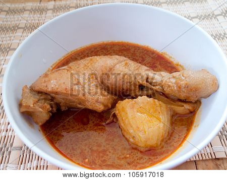 Chicken Mussaman Curry, Food Of Thailand,