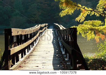Wooden bridge