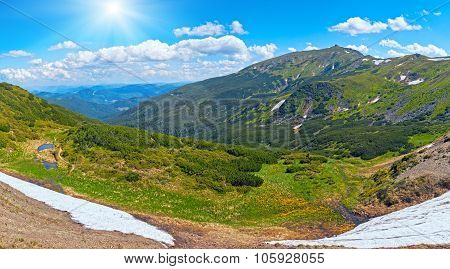 Summer Mountain View