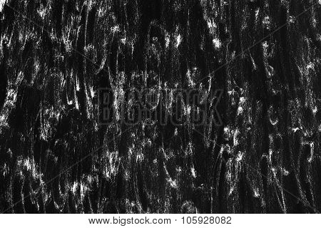 Texture Background Of Brushwork That Is Similar The Sea , Black And White.