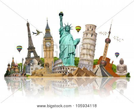 Illustration Of Famous Monument Of The World