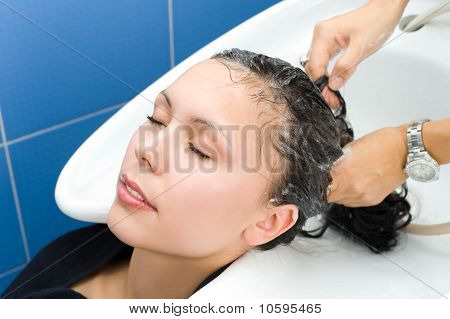 Lavagem do cabelo