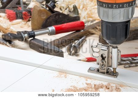The Production Of Furniture In The Carpentry Workshop