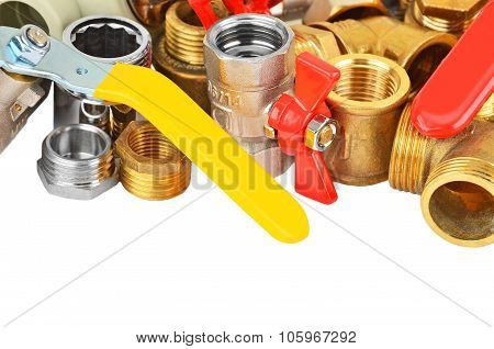 Plumbing fitting and ball valve