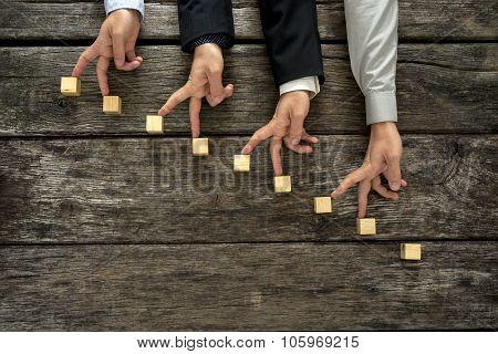 Conceptual Image Of Teamwork And Cooperation