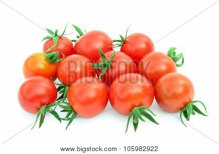 Group Of Red Tomatoes Closeup