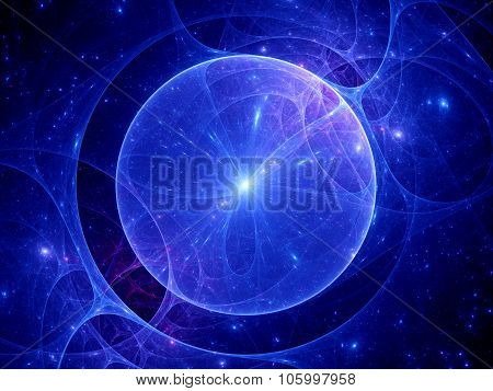 Gravitational Lens In Space