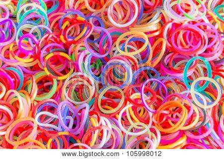 closeup rubber band