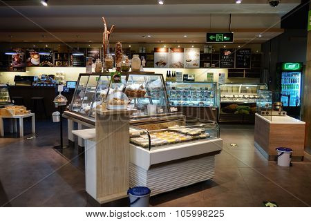 SHENZHEN, CHINA - OCTOBER 13, 2015: blt market interior. blt an acronym of 