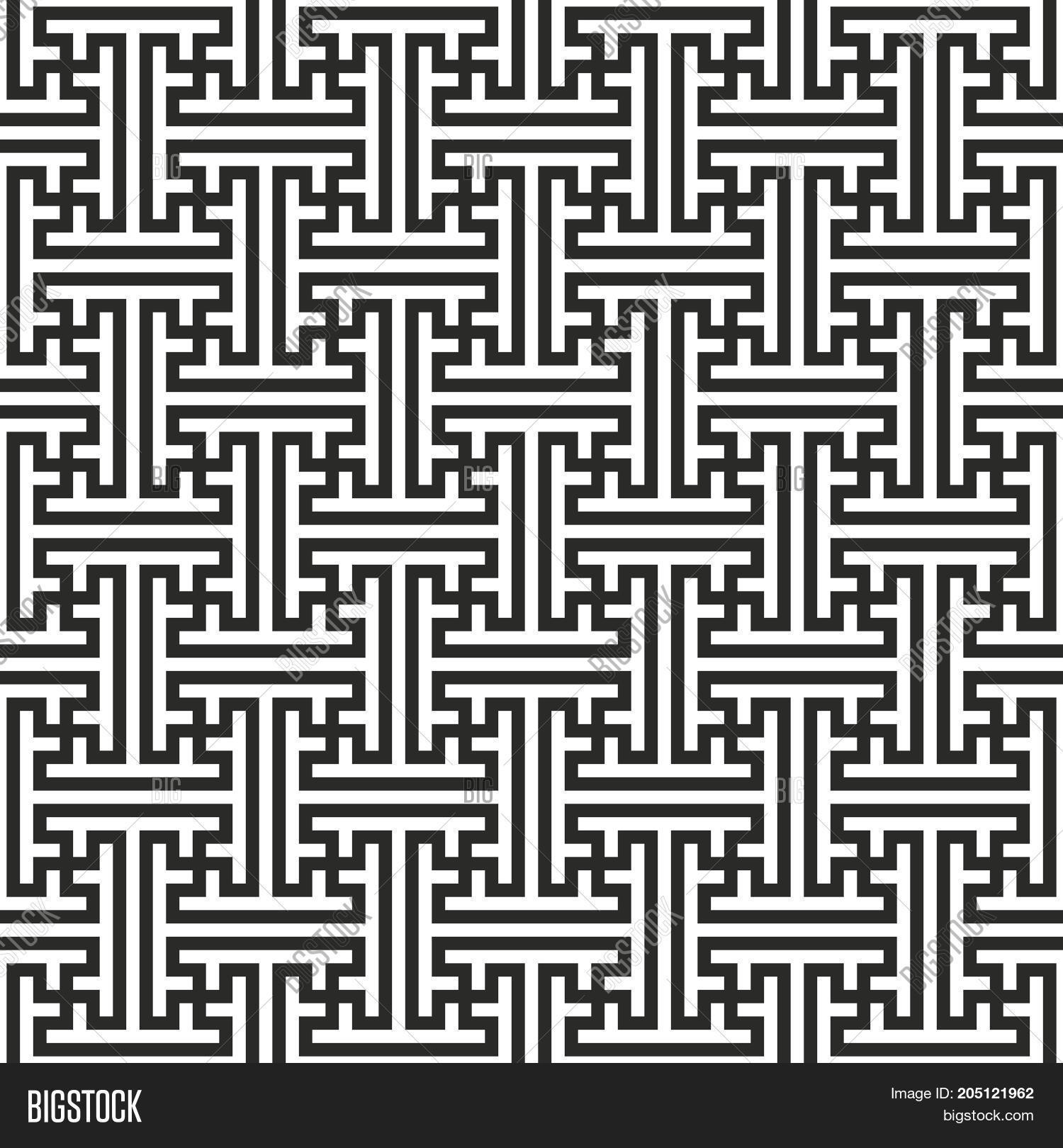 Buddhist Swastika Pattern