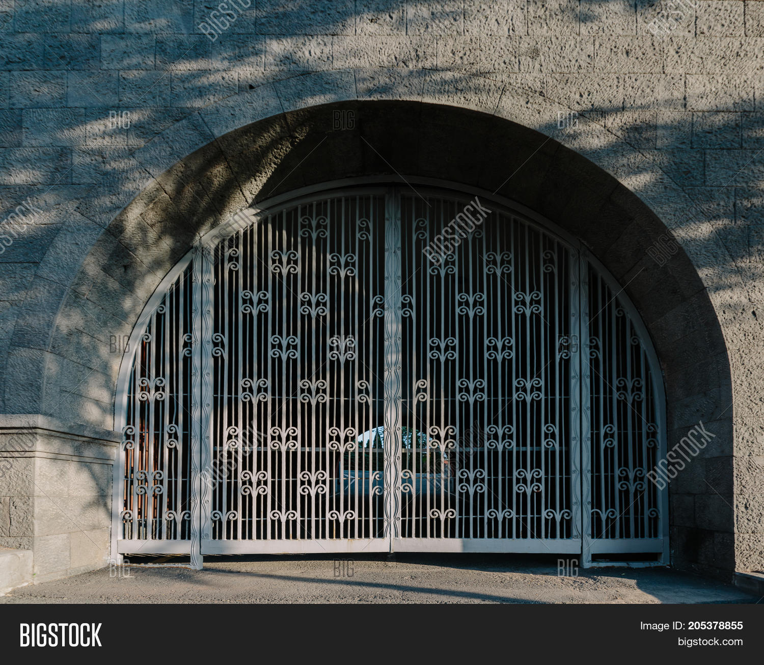 Arch Metal Gate. Image & Photo (Free Trial) | Bigstock