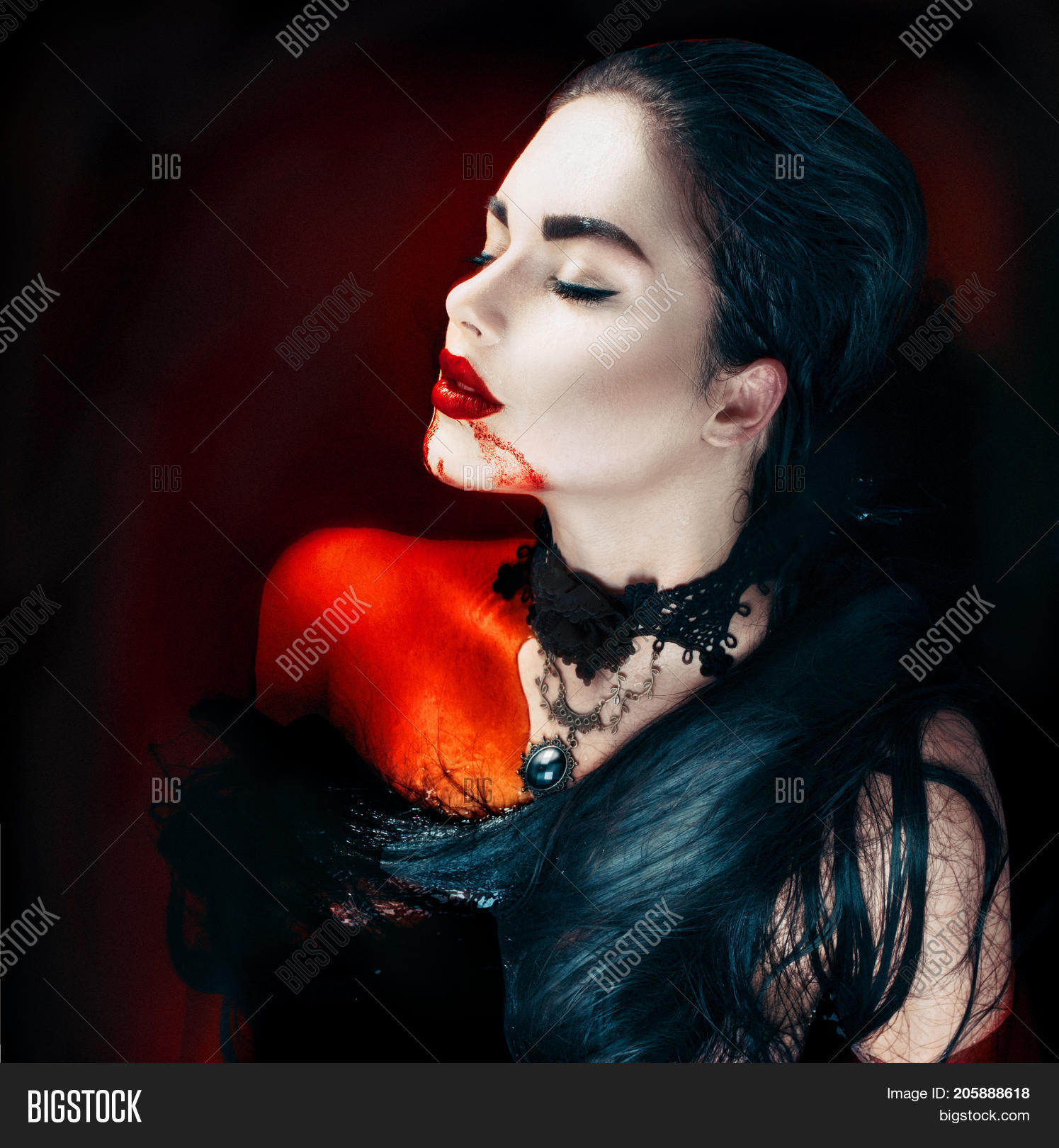 Beauty Halloween Sexy Image And Photo Free Trial Bigstock