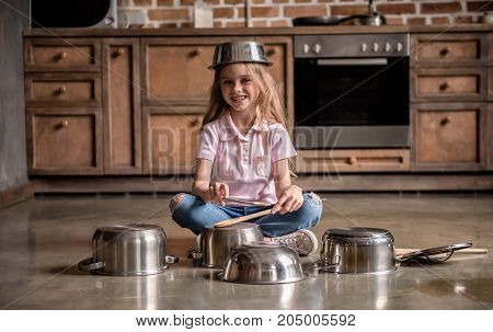 Girl In Kitchen