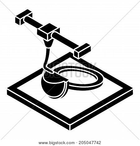 Ring d printing icon. Simple illustration of ring d printing vector icon for web design isolated on white background