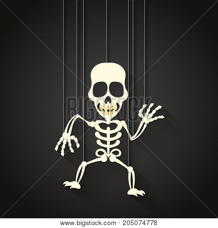 Day of the dead skull. Vector illustration
