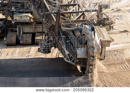 Wheel Mining Excavator Open Pit Mine