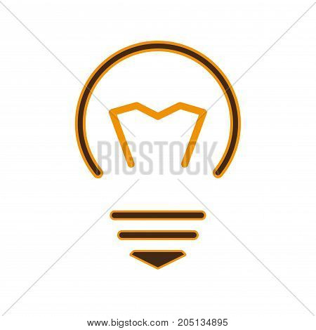 lamp on a white background. multicolored. vector illustration
