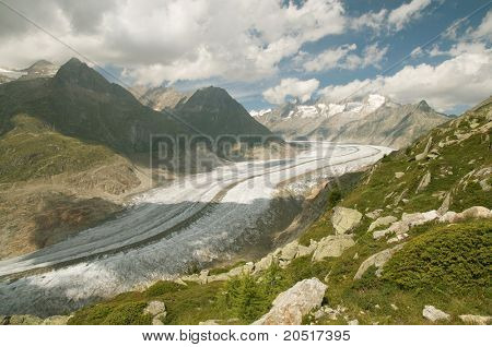 aletsch glacier (switzerland)