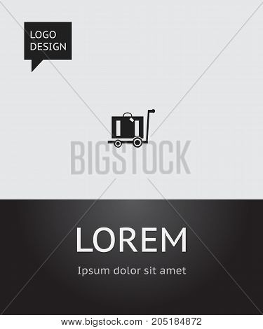 Vector Illustration Of Holiday Symbol On Luggage Icon