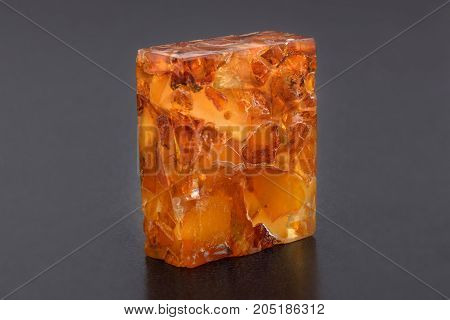 Semiprecious stone Amber the pitch connected with coniferous vegetation. It is applied in production of jewelry.
