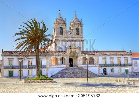 Church. Nossa Senhora da Nazare sanctuary, Portugal