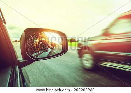 Asian women travel relax in the holiday. driving a car photograph traveling happily.