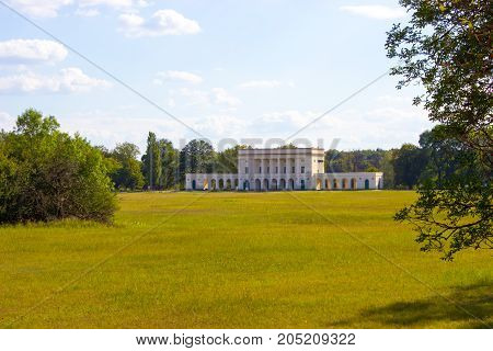 Empire hunting castle Pohansko is located near Breclav.