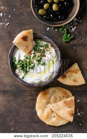 Labneh Fresh Lebanese Cream Cheese Dip