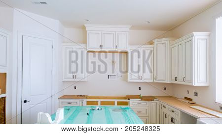 Installing New Induction Hob In Modern Kitchen