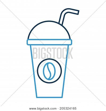 paper coffee cup disposable takeaway beverage vector illustration