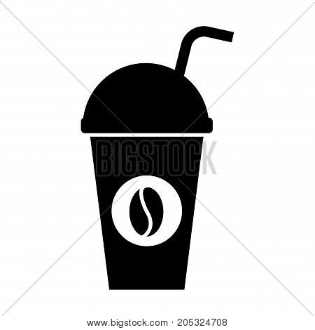 paper coffee cup disposable takeaway beverage vector illustration