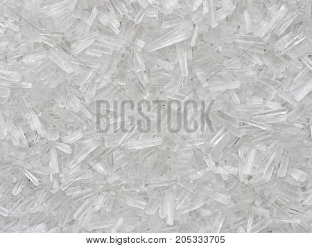 close up of msg flavor enhancer crystals food background
