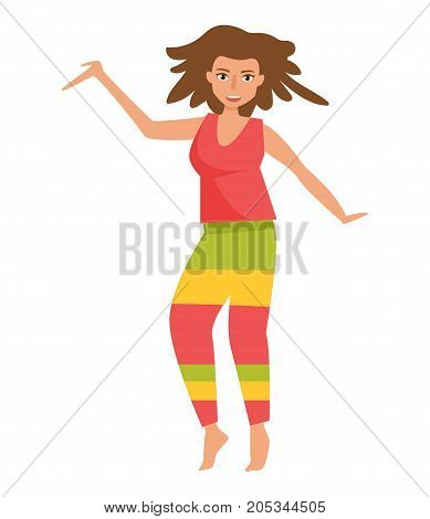 Rastaman. Vector. Cartoon. Isolated art on white background Flat
