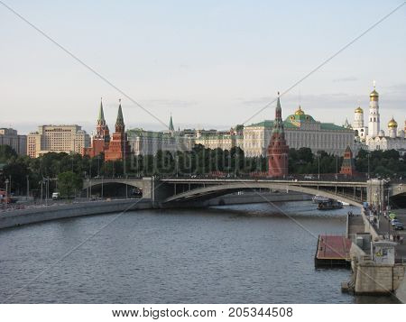 Moscow city. Capital city Russian Federation. Kreml.