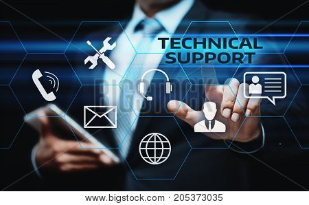 Technical Support Customer Service Business Technology Internet Concept.