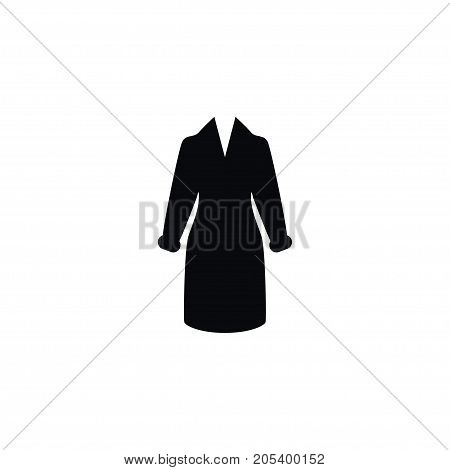 Textile Vector Element Can Be Used For Textile, Turtleneck, Coat Design Concept.  Isolated Turtleneck Icon.