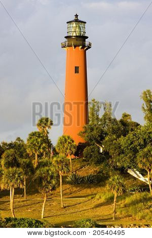 fyrtårnet, Ponce Inlet, Florida, USA