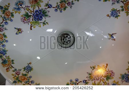 Decorative Painted Colorful Lavabo For Home