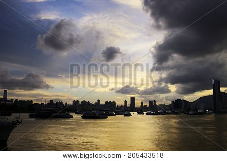 Seaside Park In Kwun Tong Promenade Hong Kong