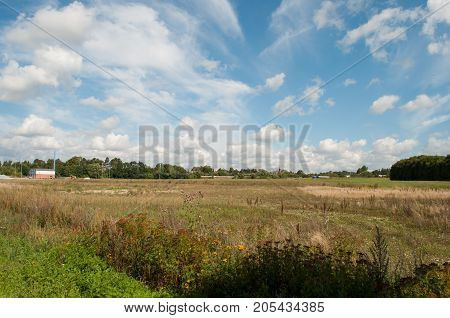 Nature in town of Naestved in Denmark