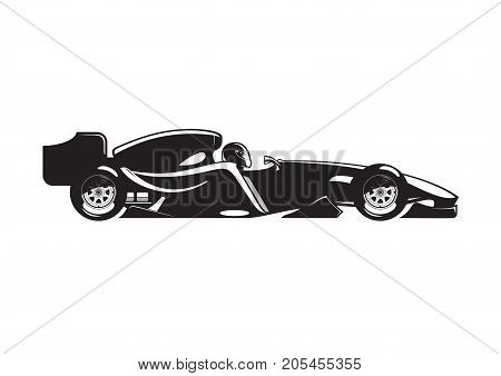 Illustration Of Formula Car